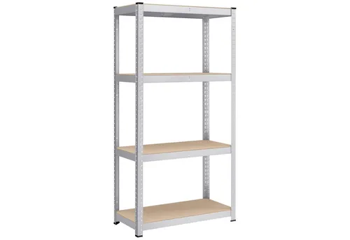 SONGMICS Standregal Küchenregal, 40 x 80 x 160 cm, stabil und verstellbar - Das SONGMICS Lagerregal überzeugt durch ein robustes Stahlgestell und verstellbare Ablagen. Ideal für Garage und Werkstatt, bietet es hohe Belastbarkeit und zusätzliche Sicherheit durch mitgelieferten Kippschutz.
