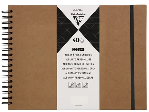 Fotoalben Schwarz von Pollen by Clairefontaine