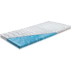 GELAX® Topper 90x200 - Premium Matratzenauflage - Hochwertige 7 cm Gelschaumauflage mit hervorragender Druckentlastung und atmungsaktiven Eigenschaften. Perfekte Anpassung an die Körperform für optimalen Schlafkomfort. Bezug waschbar und allergikerfreundlich.