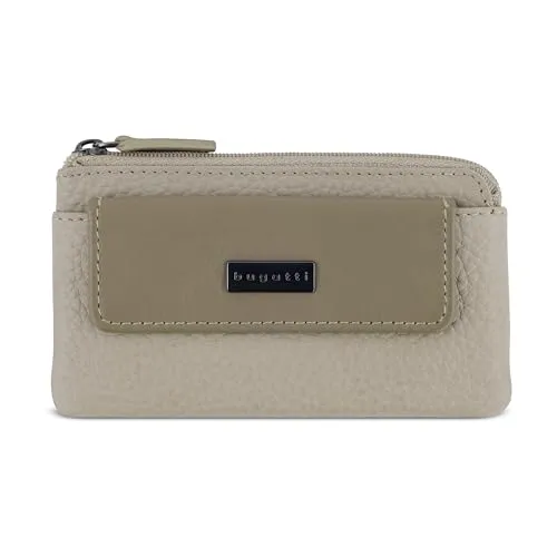 bugatti Key Case Schlüsselmäppchen Beige - Geldbörsen & Etuis aus hochwertigem Rindsleder, stilvolles und funktionales Design für Ordnung und Sicherheit Ihrer Schlüssel.