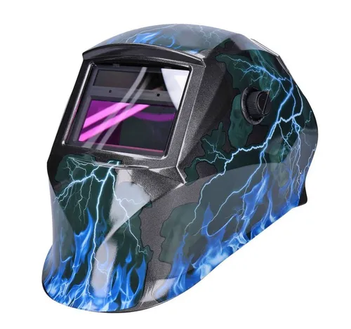 Automatik Solar Schweißhelm mit großem Sichtfenster und einstellbarer Verdunkelung