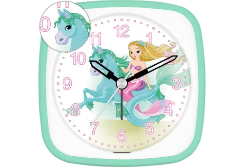 EUROTIME Kinderwecker EUROTIME 27036-04 Kinder-Quarzwecker mit schleichender Sekunde