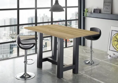 Mäusbacher Bartisch, Gestell in U-Form (Breite 120, 140 oder 160 cm)