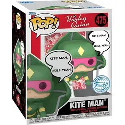 Funko Pop! DC Harley Quinn Show 475 Kite Man PX Previews Exklusive Vinylfigur - Exklusive Vinylfigur aus der DC Universe Reihe, perfekt für Sammler und Fans der Harley Quinn Show. Bunte Farben und einzigartiges Design machen sie zum Highlight jeder Sammlung.