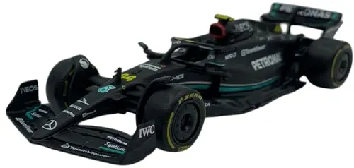 Bburago F1 Mercedes AMG Petronas W14E 2023 – Formel 1 – Lewis Hamilton 44 – Maßstab 1:43 12 cm 38080