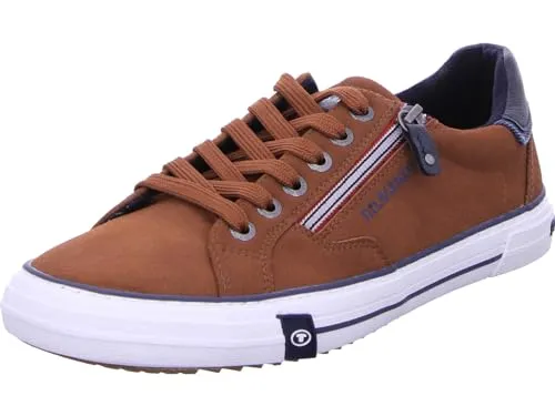 Tom Tailor Herren Sneaker 7480070003, Cognac, 43 EU - Herren-Sneaker in sportlich modernem Design, ideal für lässige Outfits und den Alltag