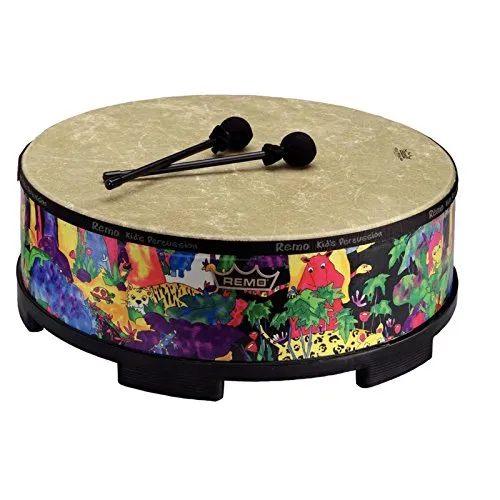 Remo KD-5222-01 Kids Percussion Gathering Drum - Schlagzeug & Schlagwerk, professioneller Sound mit Acousticon Kessel und Fiberskyn3 Fellen, ideal für Kinder ab 5 Jahren, fördert Kreativität und Rhythmusgefühl.