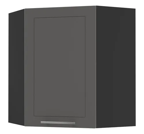 Feldmann-Wohnen Küchenhängeschrank Graphit, 60x72 cm