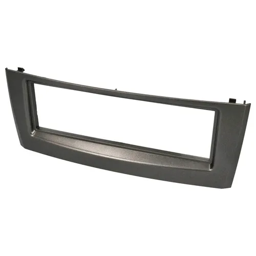 Auto Radio Blende Einbau Rahmen FIAT Grande Punto Typ 199 Bj 2005 - 2009 grau