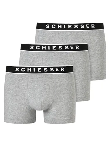 Schiesser Herren 3 PACK Boxershorts Bio Baumwolle von Schiesser
