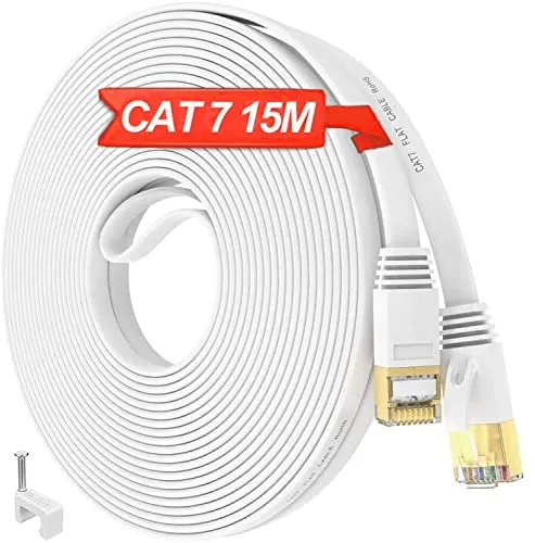 ikbc 15 Meter LAN Kabel Cat 7 15m Netzwerkkabel Hochgeschwindigkeits S/FTP