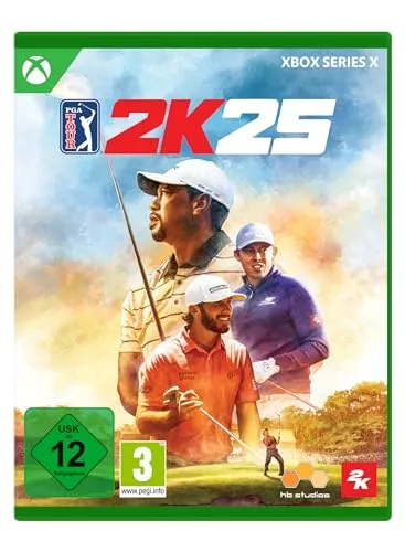 PGA Tour 2K25 - XBSX - Golfspiel für Xbox Series X mit neuer EvoSwing-Mechanik für realistische Schlagarten und Flugkurven. Erlebe die Majors und gestalte deinen eigenen Golfplatz!