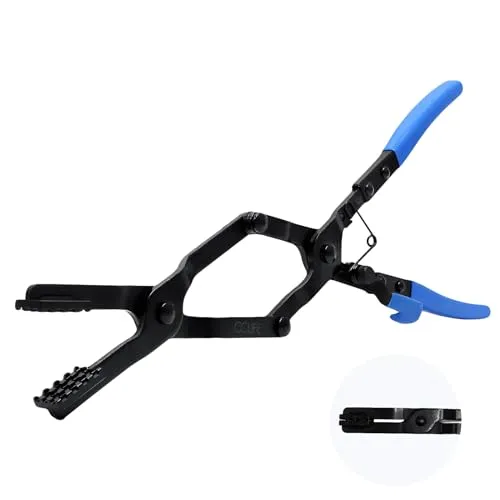 CCLIFE Doppelgelenk-Schlauchklemmenzange 440mm Schlauchklemmen Zangen Schlauchzange KFZ