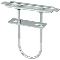 Vormann Heizkörperkonsole L.190mm B.45mm S.1,5mm STA blau verz.weiß