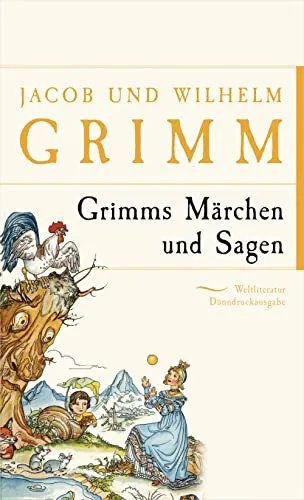 Grimms Märchen und Sagen - Weltliteratur Dünndruckausgabe, Band 16 - Hörbuch mit zeitlosen Märchen und Sagen der Brüder Grimm, perfekt für Märchenliebhaber und ideal zum Entspannen oder Vorlesen.