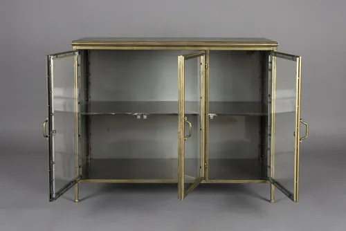 Vintage Metall Sideboard GERTLUSH von DutchBone in gold von Dutchbone