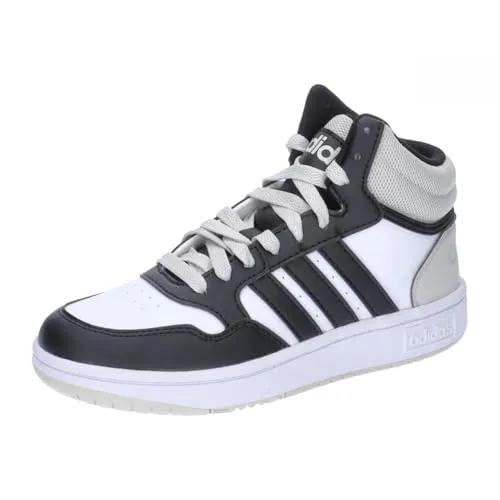 Adidas Unisex Kinder Hoops Mid Shoes, ORBGRY/CoreBlack/Footwear White, 39 1/3 EU