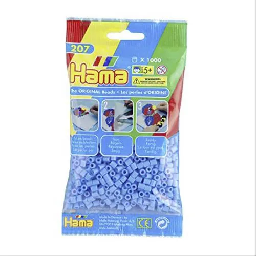 Vedes HAMA Bügelperlen Midi - Pastell Blau 1000 Perlen 207-46