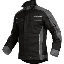 Leibwächter FLEXJ Jacke-Flex-Line Schwarz/Grau 3XL - Arbeits- & Schutzkleidung mit Reflektoren für gute Sichtbarkeit, verstellbaren Ärmelbündchen und zahlreichen Taschen für optimale Funktionalität.