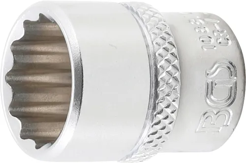 BGS-10881 Steckschlüssel-Einsatz Zwölfkant Antrieb Innenvierkant 6,3 mm (1/4