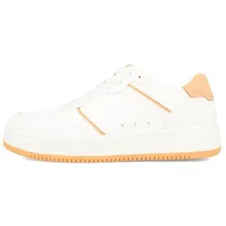 Tamaris Damen 1-23729-42 160 39 White/ORANGE Schnürhalbschuhe - Damen-Schnürhalbschuhe, modisch und bequem für den täglichen Gebrauch, ideal für stilvolle Outfits.