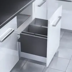 Hailo AS Triple XL 600 28/28 - 3631681 Einbau Abfallsammler - Haushaltszubehör mit 2 Behältern und 56 L Volumen, ideal für Unterschränke mit 60 cm Breite und Frontauszug für müheloses Entsorgen.