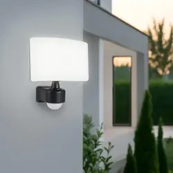 LED Außenstrahler 30W mit Bewegungsmelder