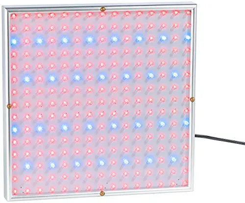 Lunartec Wachstumslampe: Profi LED-Pflanzen-Wachstums-Leuchtpanel mit 225 LEDs, 250 Lumen (Wachstumslampen für Pflanzen, Pflanzlampe, Grow)