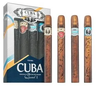 Cuba Quad Gold Royal Winner Shadow Geschenkset für Herren Set I. 35 ml