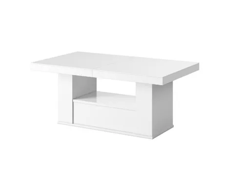 designimpex HM-111 Couchtisch Weiß Hochglanz von Design Impex