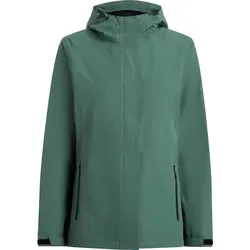 McKINLEY Isar W Daunen-Regenjacke in Grün Dunkel (Größe 42) - Leichte und wasserabweisende Daunenjacke für Damen, ideal für wechselhaftes Wetter. Funktional und stylisch – perfekt für Outdoor-Aktivitäten und den Alltag.