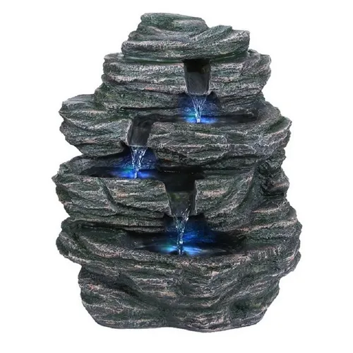 LEX Outdoor- und Zimmerbrunnen mit 3 LEDs