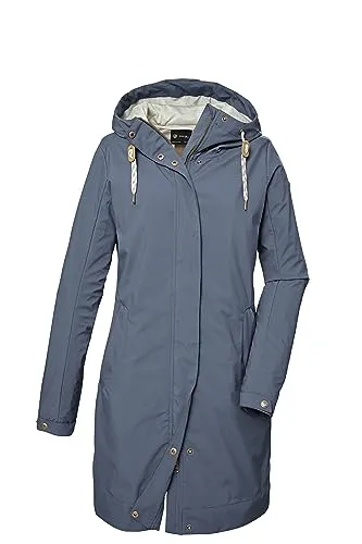 G.I.G.A. DX Damen Softshell Parka mit Kapuze - Funktionsjacke, wasserabweisend mit einer Wassersäule von 8.000 mm und umweltfreundlich, ideal für Outdoor-Aktivitäten bei jedem Wetter.