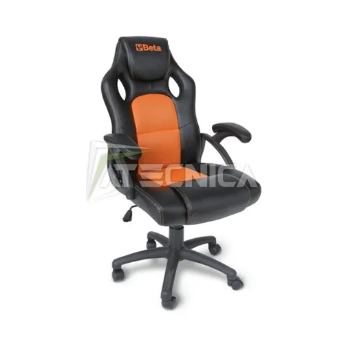 Sessel Büro Gaming beta 9563G in Schwarz mit Orange in orange von Beta