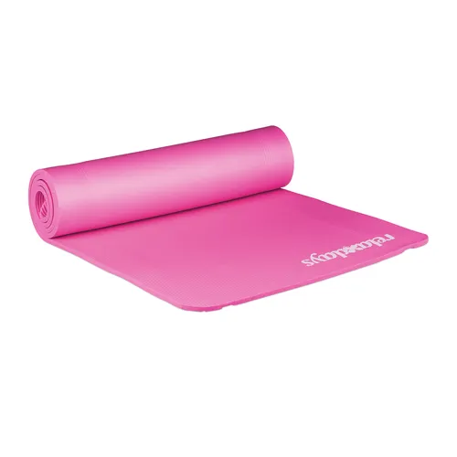 Yogamatte Fitnessunterlage in pink von Relaxdays