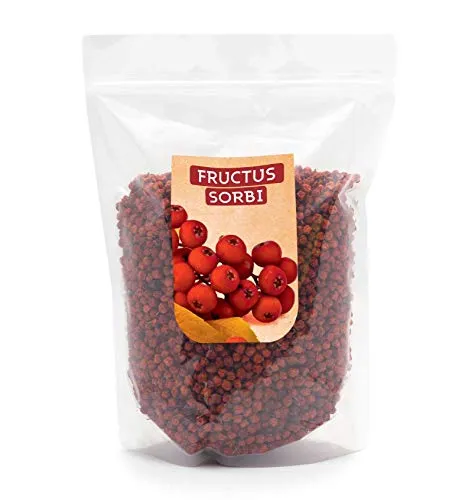 Ebereschenbeeren (Fructus Sorbi) getrocknet, Vogelbeeren ganz Eberesche 900G