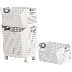 Wäschekörbe Weiß von yorbay