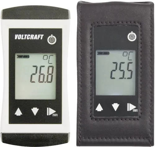 VOLTCRAFT PTM-100 + TG-400 Temperatur-Messgerät - Temperaturmessgeräte mit IP65 Schutz, ideal für präzise Messungen von -200 bis 450 °C und ergonomischem Design für einfaches Handling.