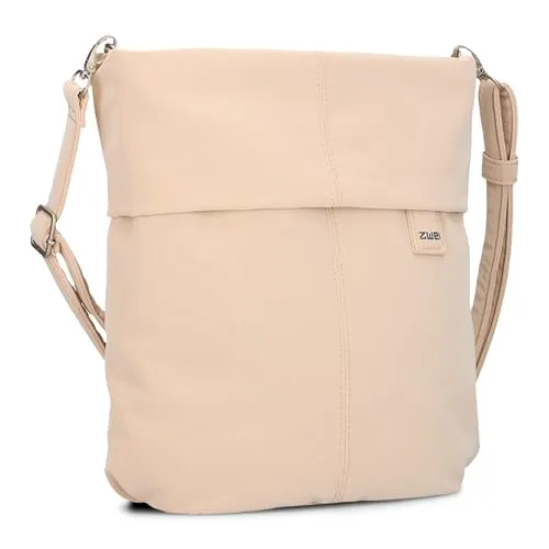 Zwei Mademoiselle.M Schultertasche 31 cm – Elegante Damenschultertasche - Stylische Schultertasche aus widerstandsfähigem Polyurethan mit praktischem Reißverschlussfach und vielseitigen Tragemöglichkeiten. Ideal für den Alltag und für A4-Unterlagen geeignet.