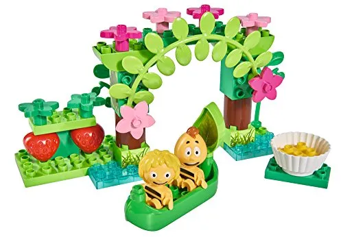 BIG 800057128 - Biene Maja BIG-Bloxx - Bauklötze & Bausteine, kreatives Bausteinset mit 35 Teilen inklusive Maja und Willi, ideal für Kinder von 2 bis 5 Jahren und kompatibel mit bekannten Spielsteinen.