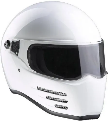 Bandit Motorradhelm Fighter Helm - Motorradhelm mit coolem Design, Fiberglas-Schale und sicherem Micro-Click-Verschluss. Ideal für Sicherheit und Komfort auf der Straße.