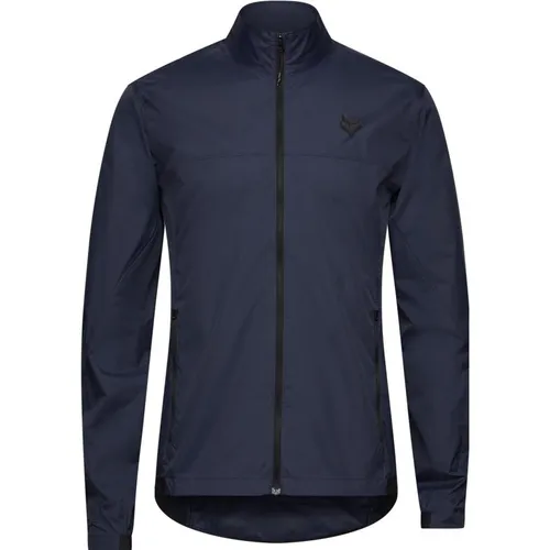 Fox Ranger Wind Herren Bikejacke - Dunkel Blau - XL - Fahrradbekleidung für Herren, winddicht und atmungsaktiv, ideal für wechselhaftes Wetter beim Radfahren.