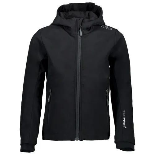 CMP Kinder Softshell Hoodie Jacke (Größe 98, schwarz) von CMP