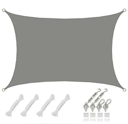 AMANKA 98% UV-Schutz Sonnensegel 4m x 3m
