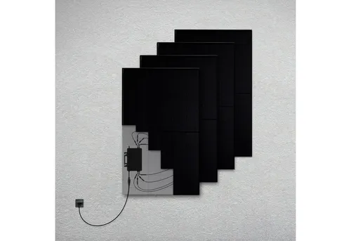 Balkonstrom Balkonkraftwerk 2000 Watt - Leistungsstarkes Balkonkraftwerk mit bifazialen Modulen, inklusive WLAN-Wechselrichter für maximale Energieausbeute – ideal für nachhaltige Energiegewinnung auf deinem Balkon.