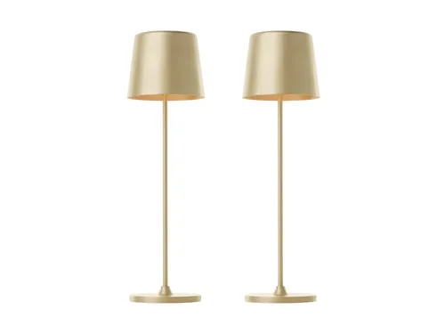 Brilliant LED Tischleuchte Kaami in gold von Brilliant