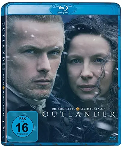 Outlander - Season 6 (4 Blu-rays) - Drama-Serie, spannende Fortsetzung mit packenden Geschichten und faszinierenden Charakteren, freigegeben ab 16 Jahren.