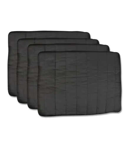 Waldhausen Pflasterkissen One Size - 4er Set Bandagierkissen für Pferde, dick wattiert und extra groß für optimalen Schutz und Komfort. Ideal für Stall und Transport, pflegeleicht und langlebig.