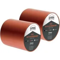 DAPRONA Butylband 10m x 150mm - Ziegelrot - Butyl-Klebebänder, wasserfest und hitzebeständig für dauerhafte Abdichtung von Fenstern, Dachrinnen und mehr - ideal für innen und außen.