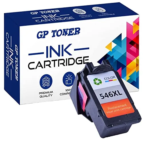 GP TONER Druckerpatronen XL PG-545 XL für Canon Pixma MX494 MX495 MG2450 MG2550 MG2550S MG2555 MG2555S iP2850 MG2950 MG3050 TS3150 TR4550 (CL-546XL Farbig)